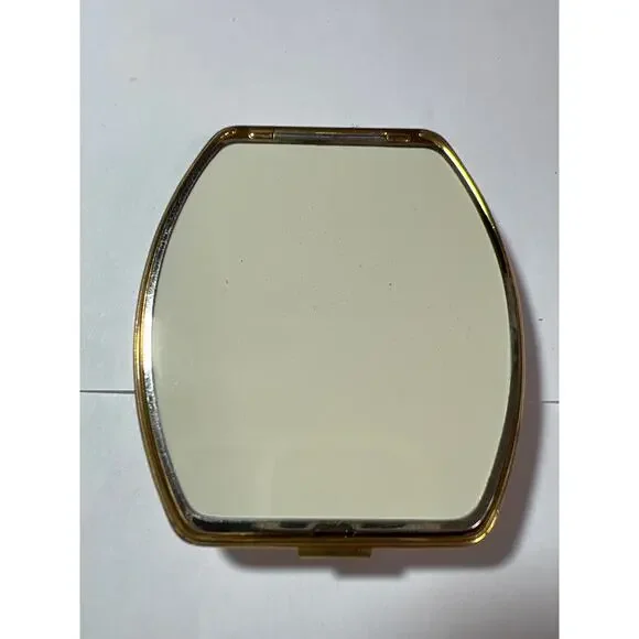 Vintage Bliss Brothers Cream enameled with rose accent. RARE. 1930s 3 inches